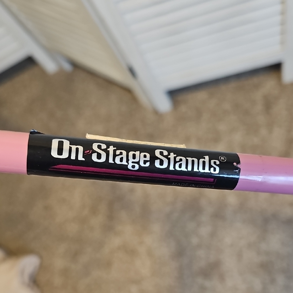 Pink Microphone Stand